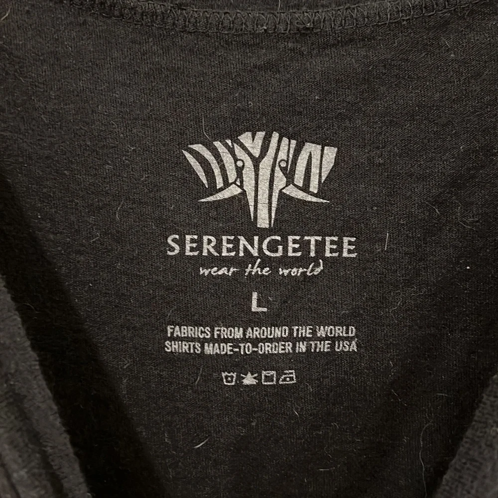 SerengeTee California Flag Long Sleeve Crop